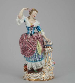 FIGURIN, porslin, 1800-tal.