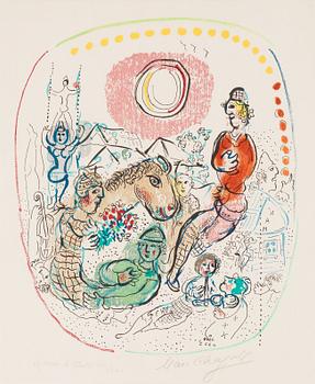 379. Marc Chagall, "Le jeu des arlequins".