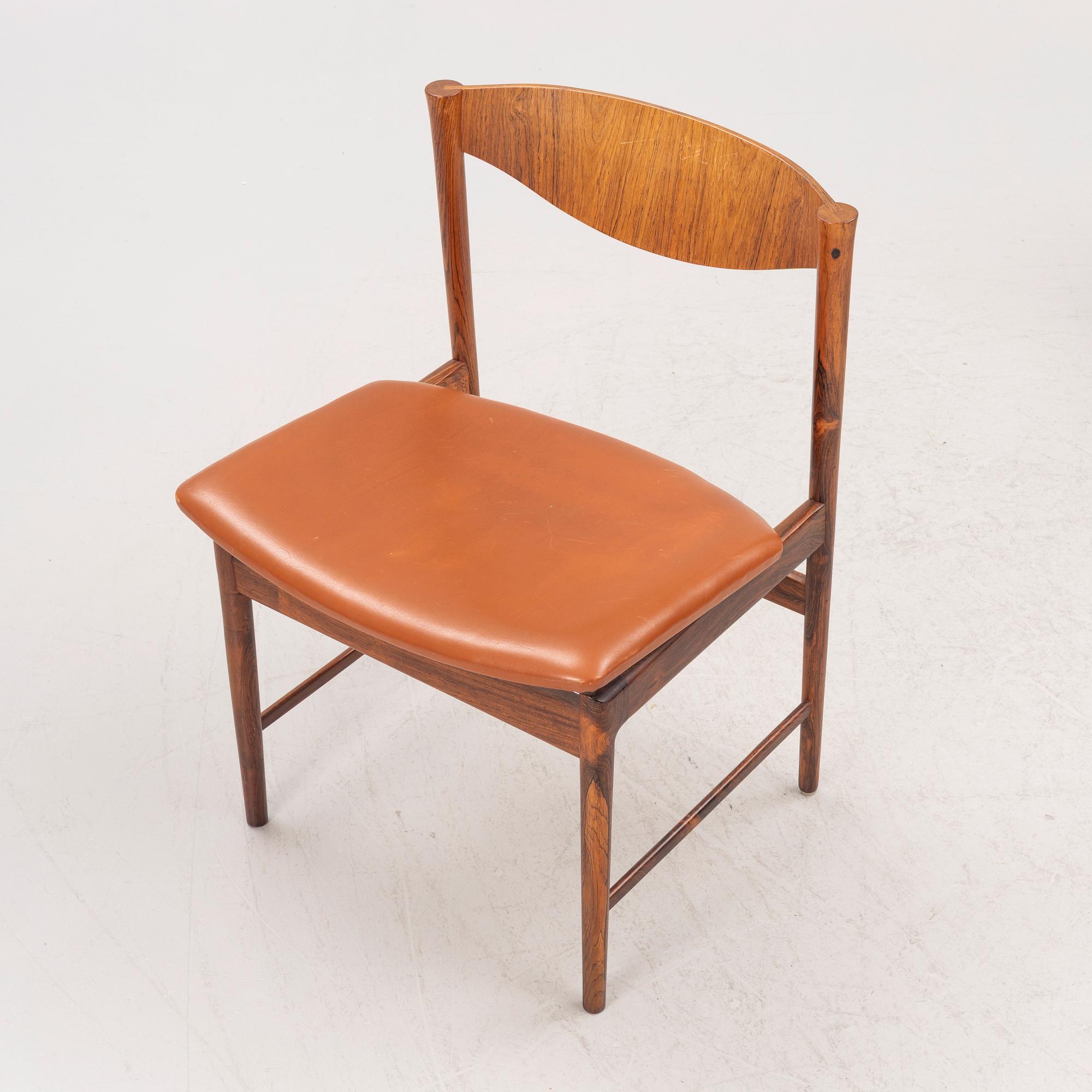 Ib Kofod Larsen, matgrupp, 5 delar, Säffle Möbelfabrik, 1960-tal.