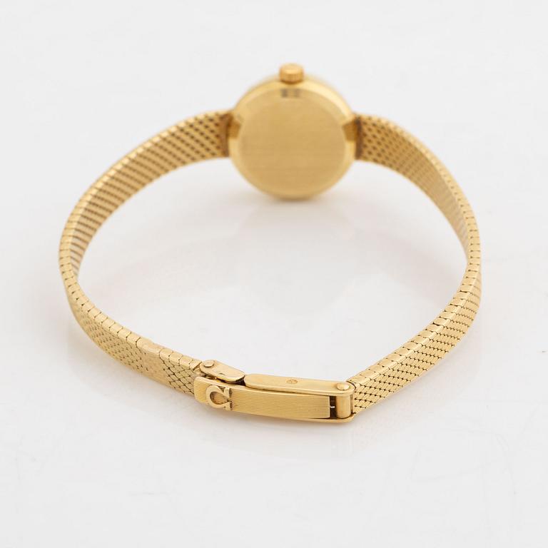 Omega, Armbandsur, 18K guld.