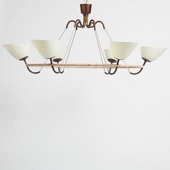 Hans Bergström, a rare chandelier, ateljé Lyktan, Åhus 1930-40s.