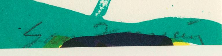 SAM FRANCIS, a signed lithograph.