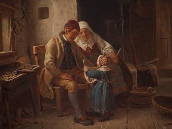 Bengt Nordenberg, Family in the workshop.