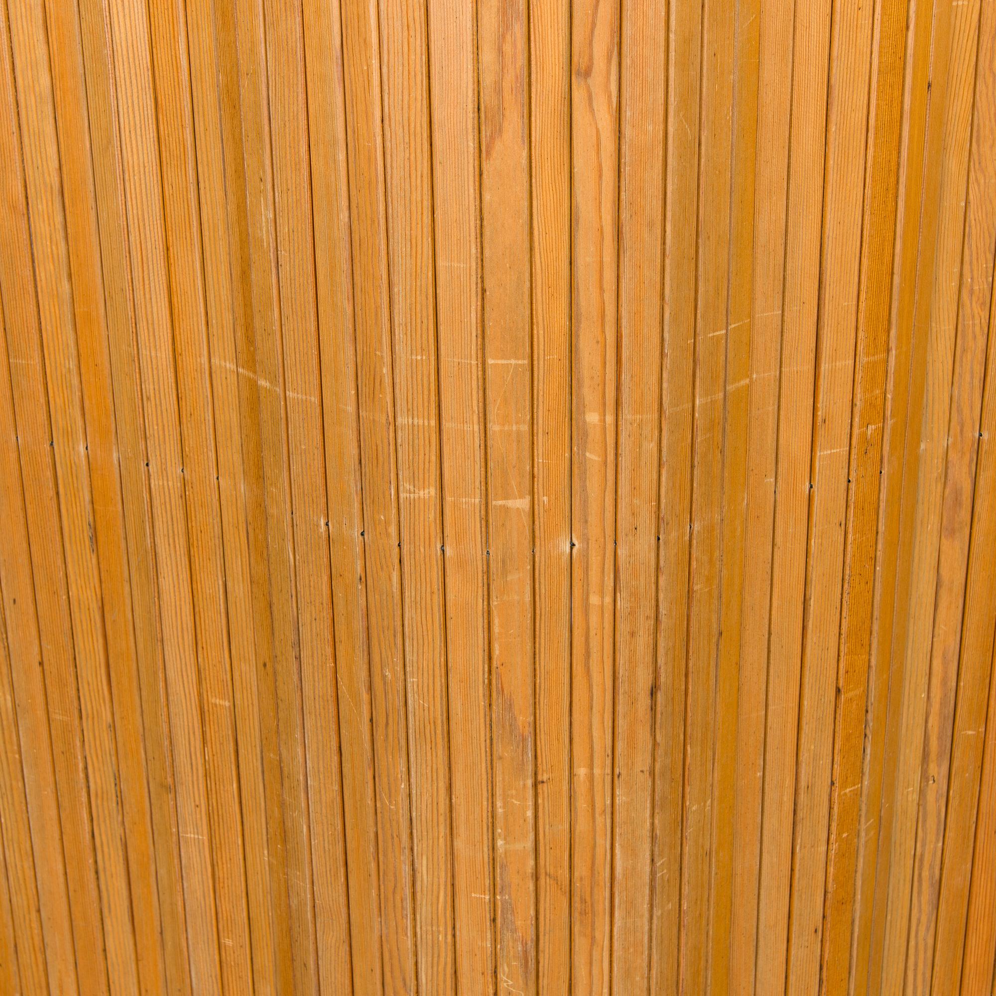 Alvar Aalto, a late 20th century '100' folding screen for O.Y. Huonekalu- ja Rakennustyötehdas A.B.