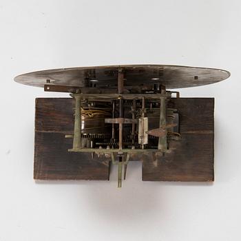 A Gustavian early 19th-century longcase clock by Assar Jacobsson, Sweden.