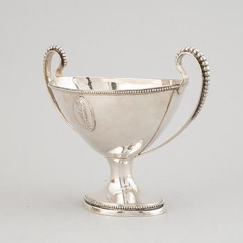 Petter Eneroth, sockerskål, silver, Stockholm 1786. Gustaviansk.