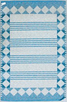 MATTA, rölakan, dubbelvävd. 1900-talets mitt. Ca 240 X 156 cm.