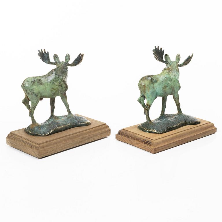 Torbjörn Forsberg, Moose bulls, 2 pcs.