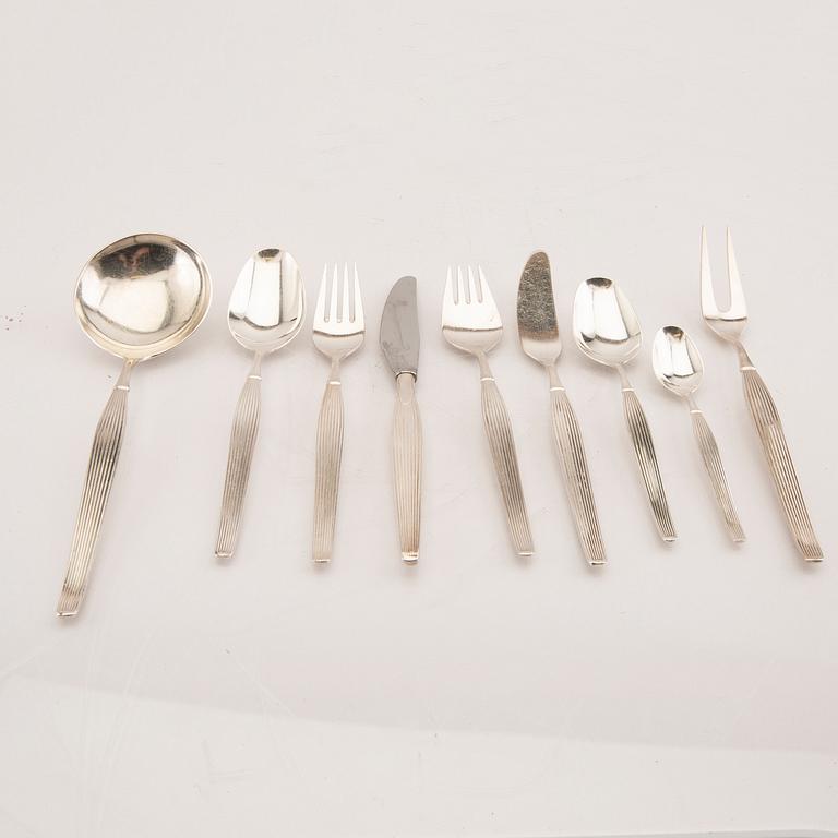 An 89 pcs of EPNS "Savoy" cutlery mark of Henning Seidelin Denmark mid 1900s.