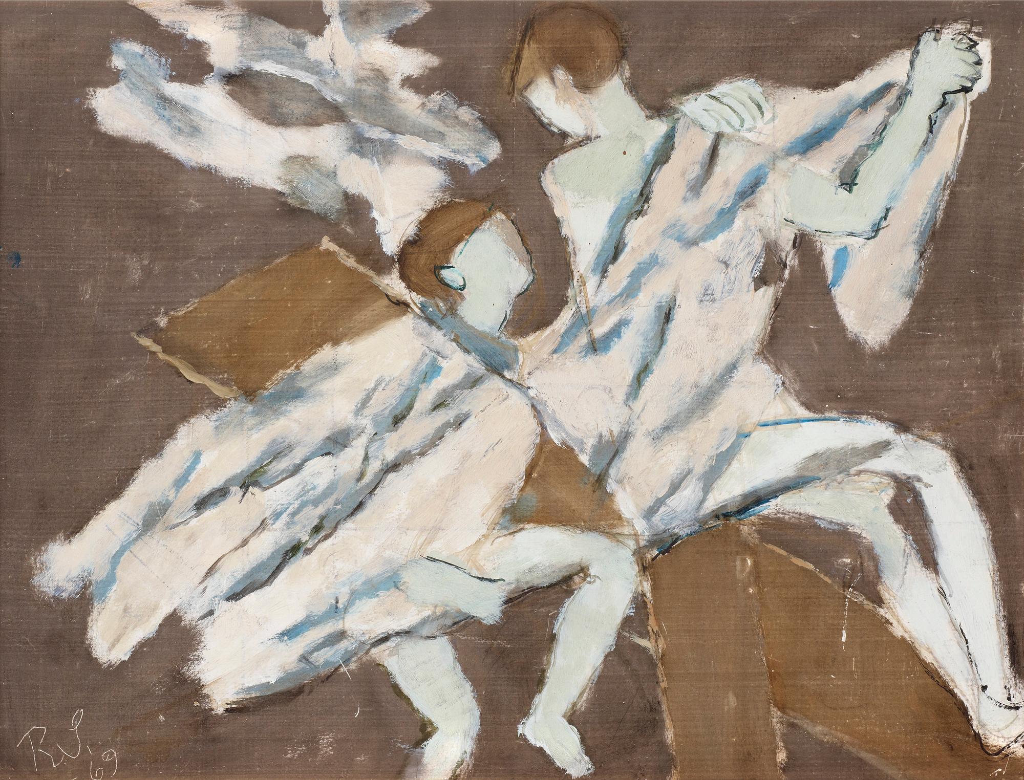 Ragnar Sandberg, Bathing.