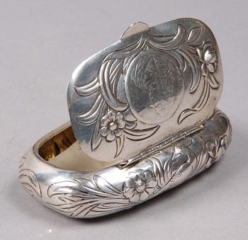 DOSA, silver, otydl stämplar, Sverige, 1768.