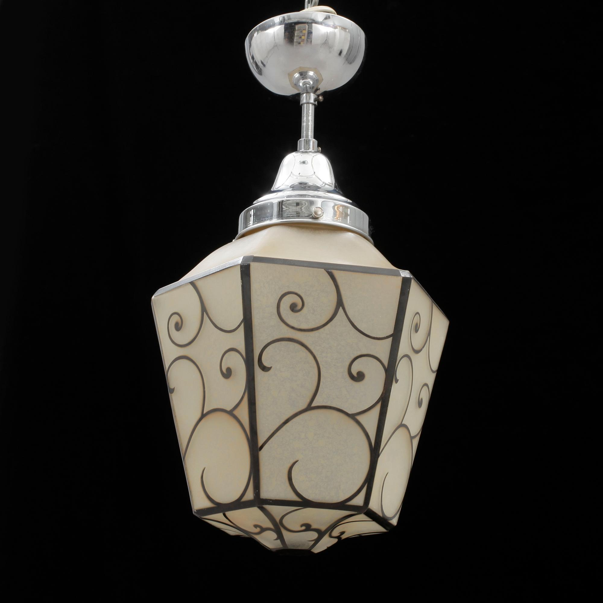 TAKLAMPA, art déco, 20/30-tal.