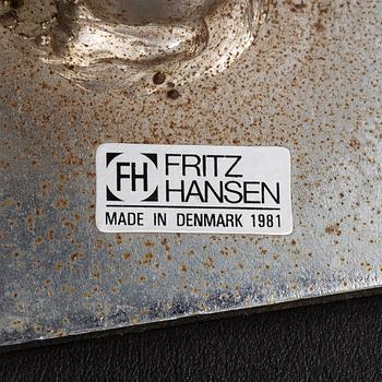 Arne Jacobsen, Stolar 4 st. "Oxford Chair", Fritz Hansen, Danmark.