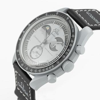 Omega/Swatch, MoonSwatch, "No Reserve", collection of 14 pcs, chronograph, wristwatches, 42 mm.