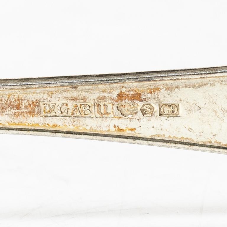 12+1 pcs silver cutlery, Swedish hallmarks, including GAB, Stockholm 1924.
