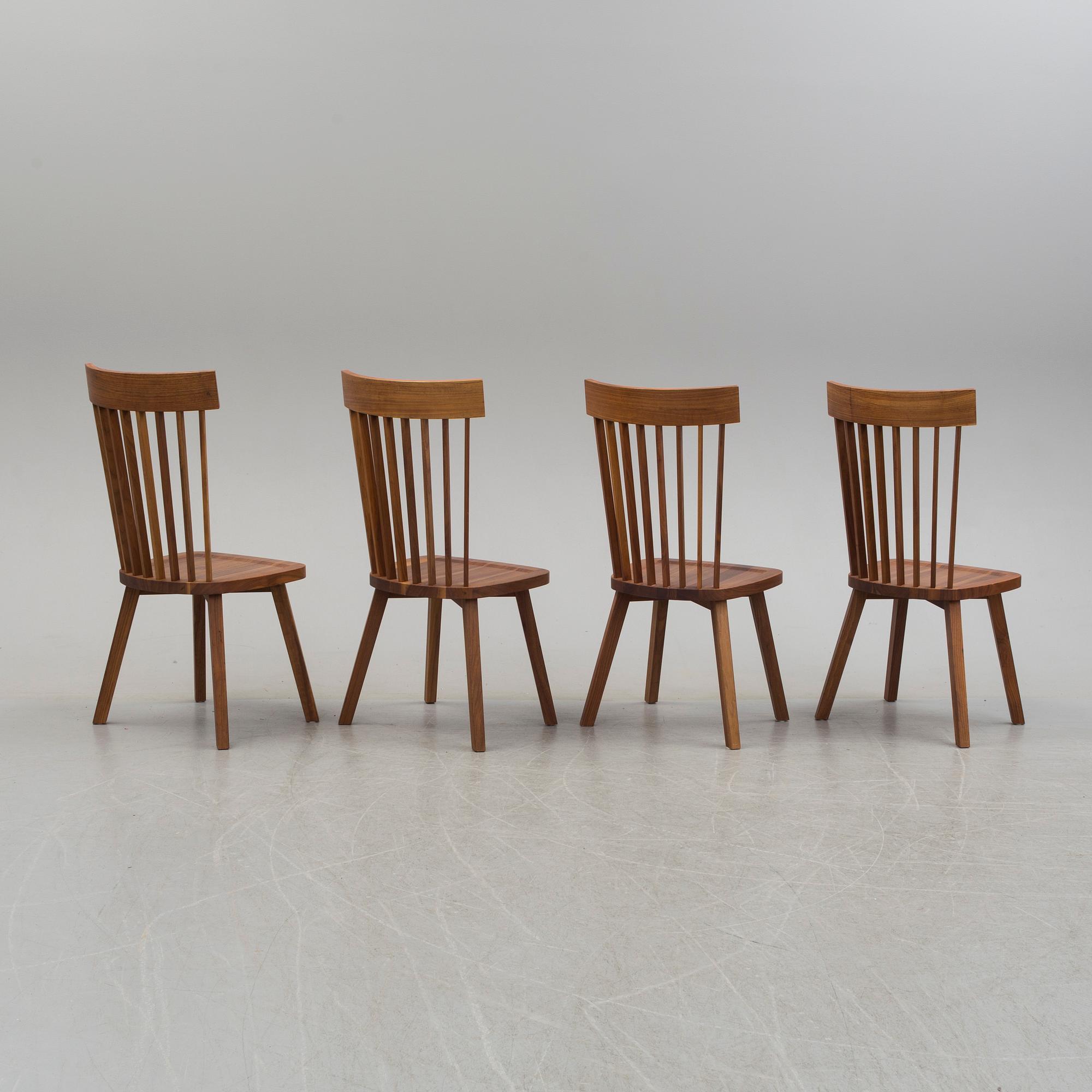 PAOLA NAVONE, A set of four 'Gray 21' chairs for Gervasoni.
