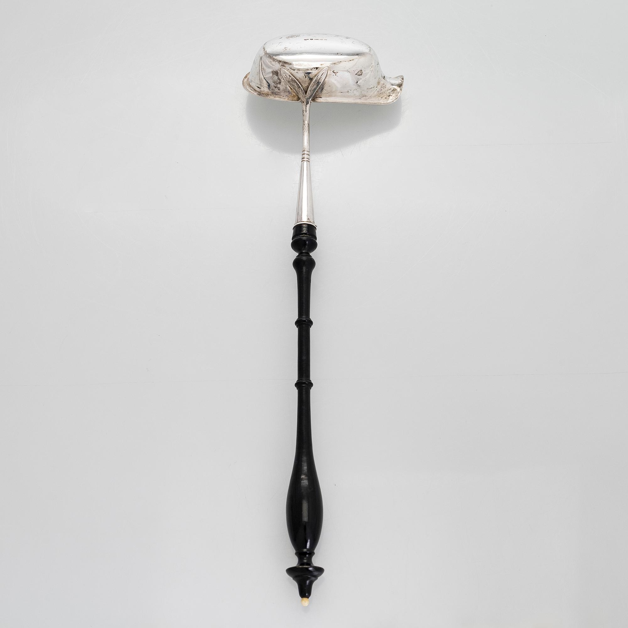 J.W. Jokiniemi, soppslev, silver, Nystad 1897.