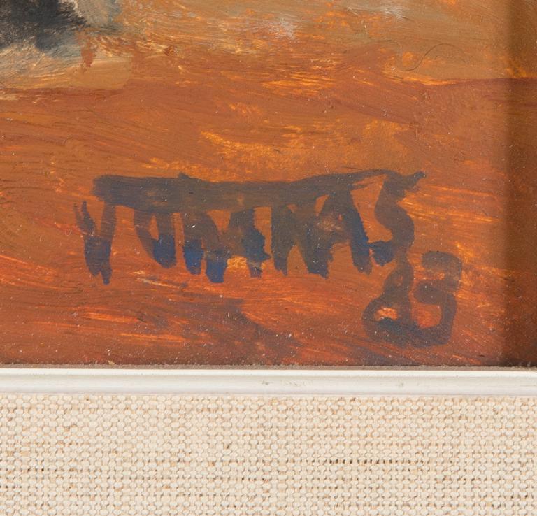 Valdur Ohakas, Woman with an umbrella.