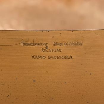 Tapio Wirkkala, A bronze bowl, model TW 476, marked Design Tapio Wirkkala, Kultakeskus, Made in Finland.