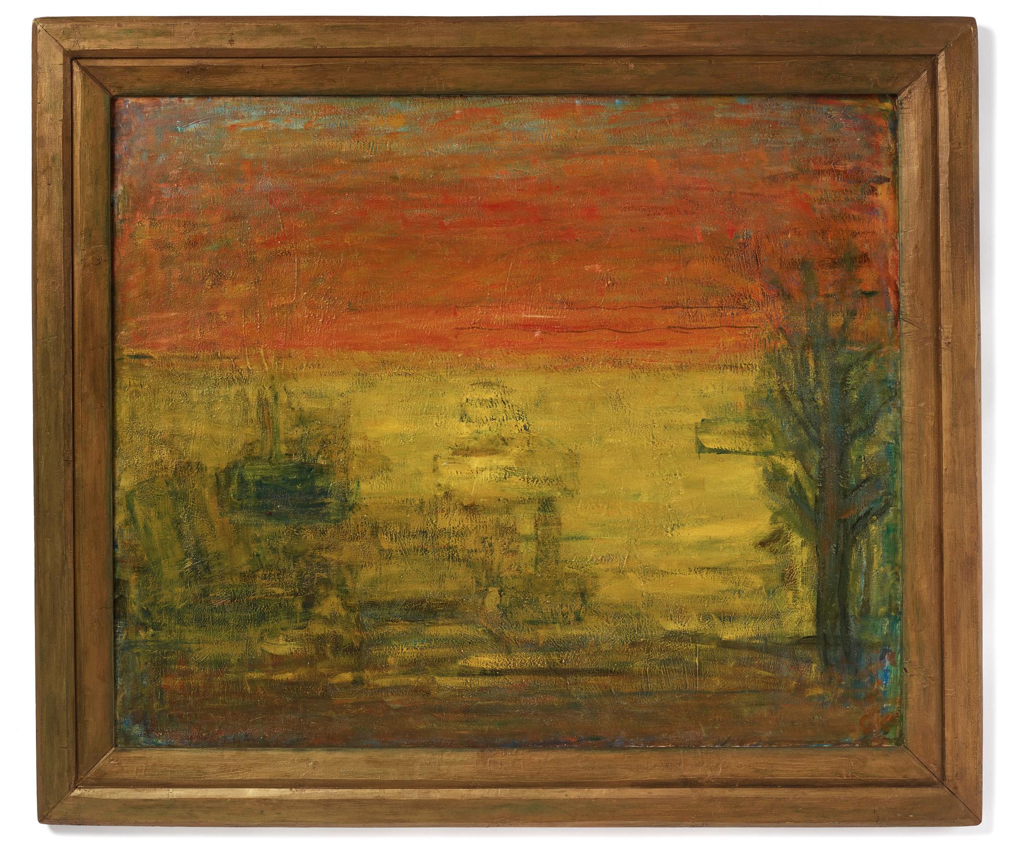 Carl Kylberg, ”Afton i en stilla vik”.