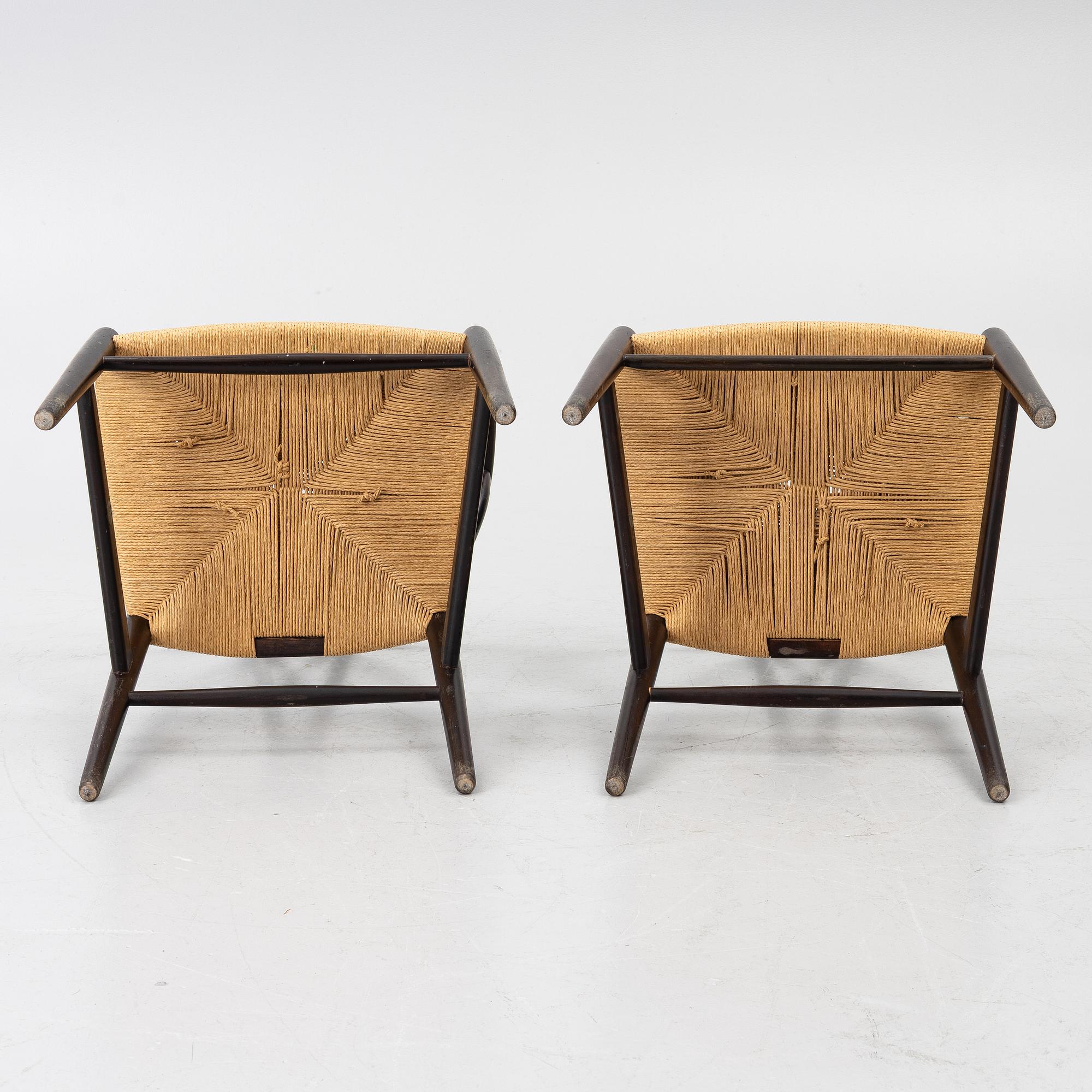 Hans J. Wegner, A pair, Y Chair / CH 24, Carl Hansen & Søn, Denmark.