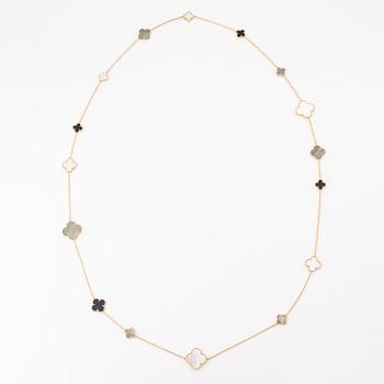 A Van Cleef & Arpels necklace "Alhambra" 18K gold and Mother-of-pearl.