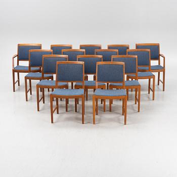 Bertil Fridhagen, a set of 14 chairs, Bodafors, 1960's.