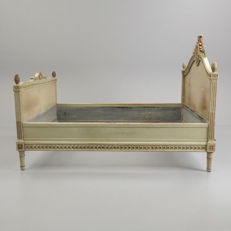 A late 18th century Gustavian bed.