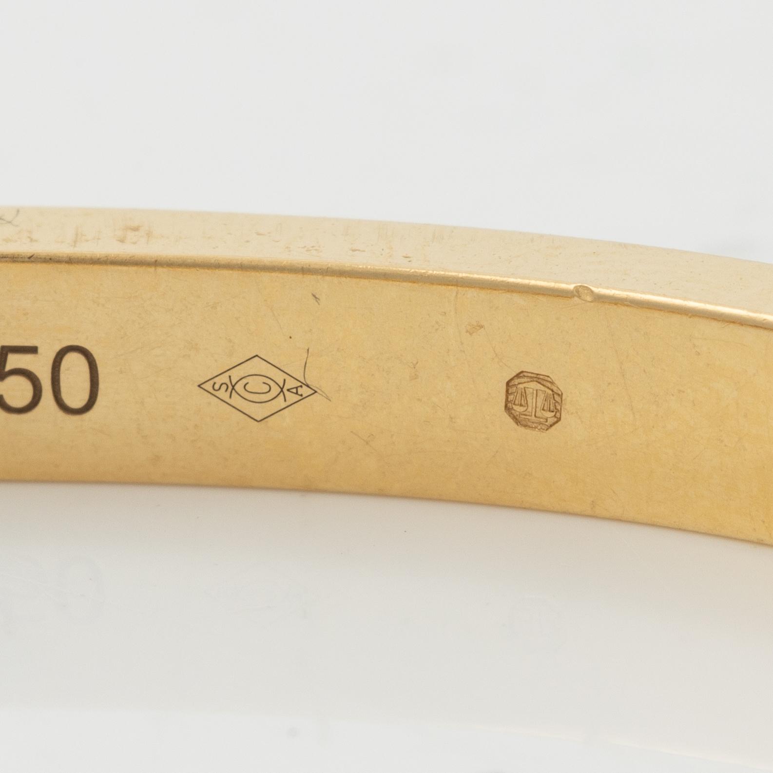 Cartier, bracelet, "Love" small, 18K gold.