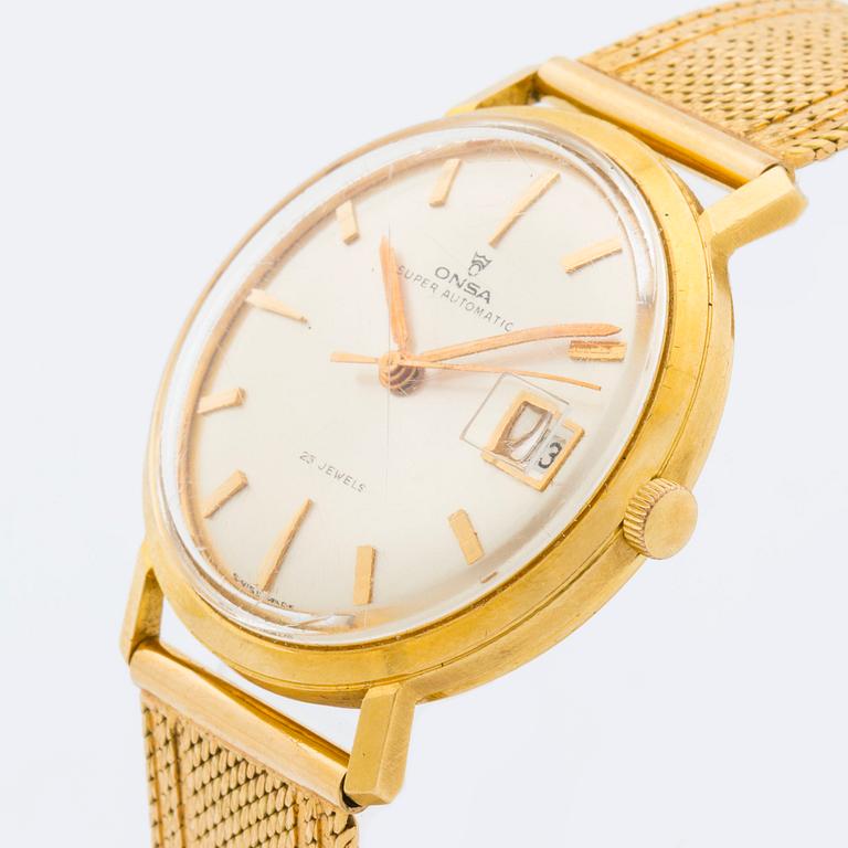 ONSA, Super Automatic, wristwatch, 34 mm,