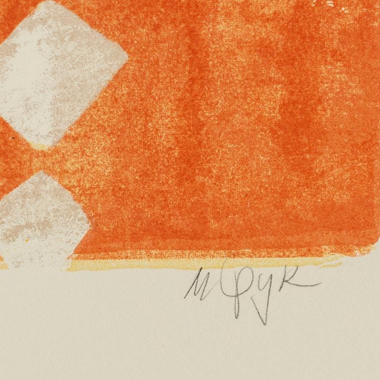 MADELEINE PYK, lithograph in colours, signed 4891/5000.