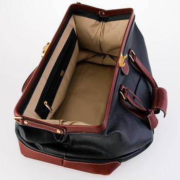 BALLY LEATHER WEEKEND BAG.