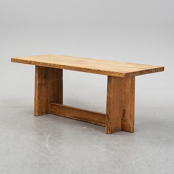 Axel Einar Hjorth, a stained pine "Lovö" table, Nordiska Kompaniet, Sweden 1930's.