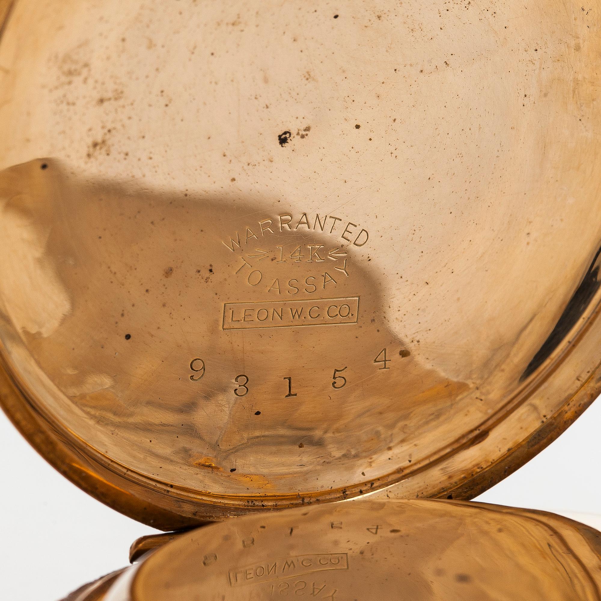 Waltham, fickur, savonett, 56,5 mm.