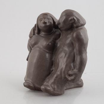 Åke Holm, a stoneware figurine, Höganäs.