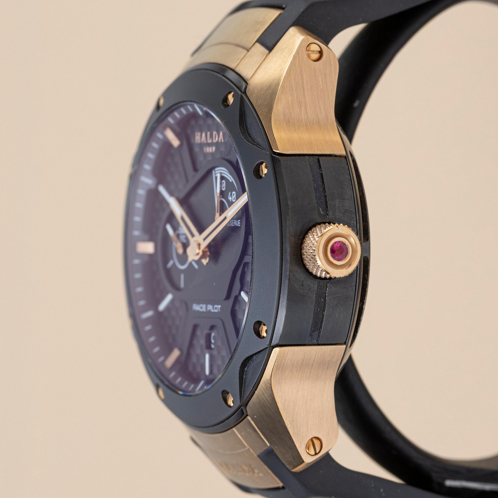 Halda, Race Pilot Gold, ca 2021.