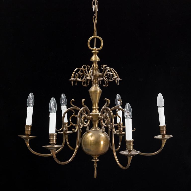 Ljuskrona, barockstil, 1900-tal.