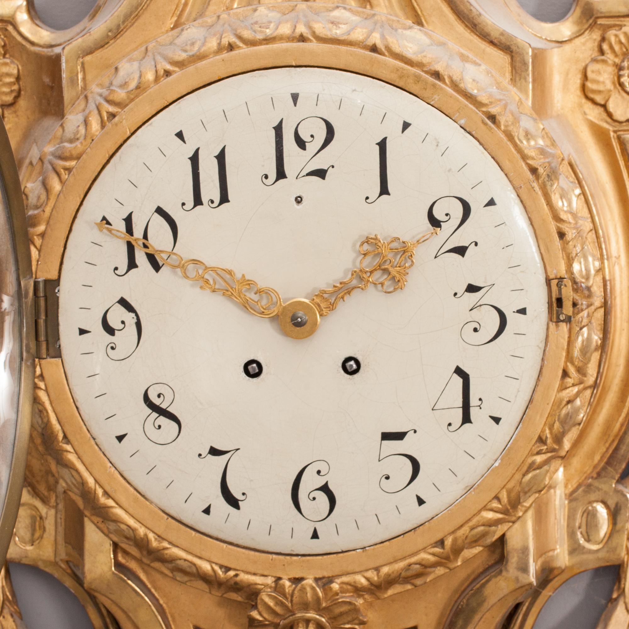 VÄGGPENDYL, gustaviansk stil. 1900-talets första hälft.