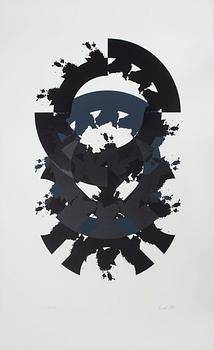 RAUL MEEL, färgserigrafi, signerad, numrerad 1/50 och daterad- 89.