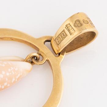 Sven-Erik Högberg, 18K gold med shell.