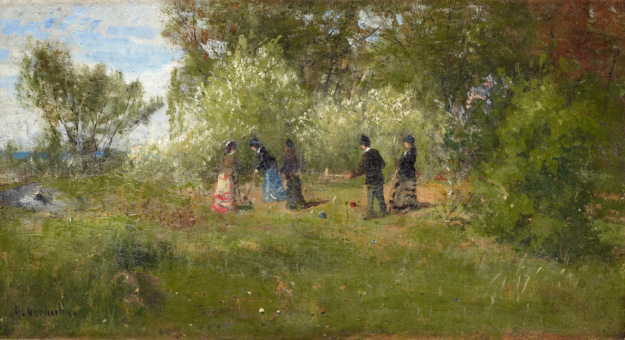 Olof Hermelin, Krocketspelare.