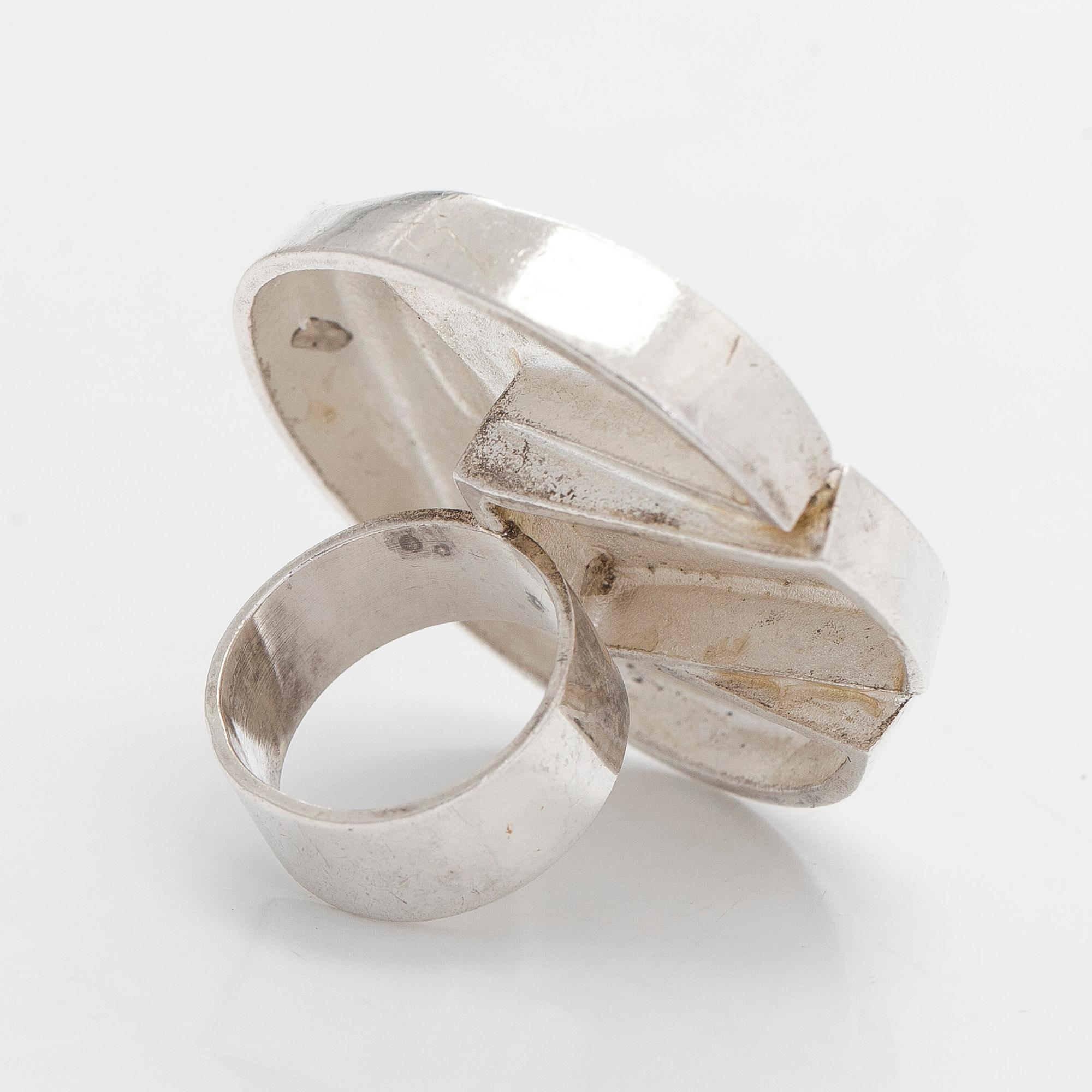Björn Weckström, ring, "At the gate of eternity", silver.