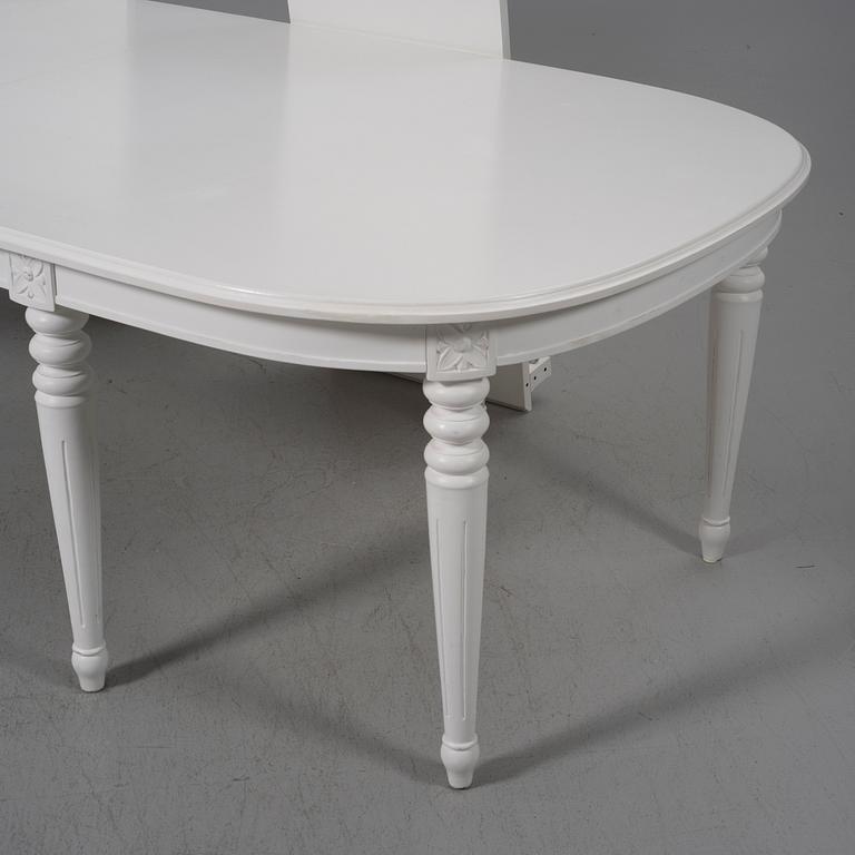 Dining table, Gustavian style, Geromar, 21st century.
