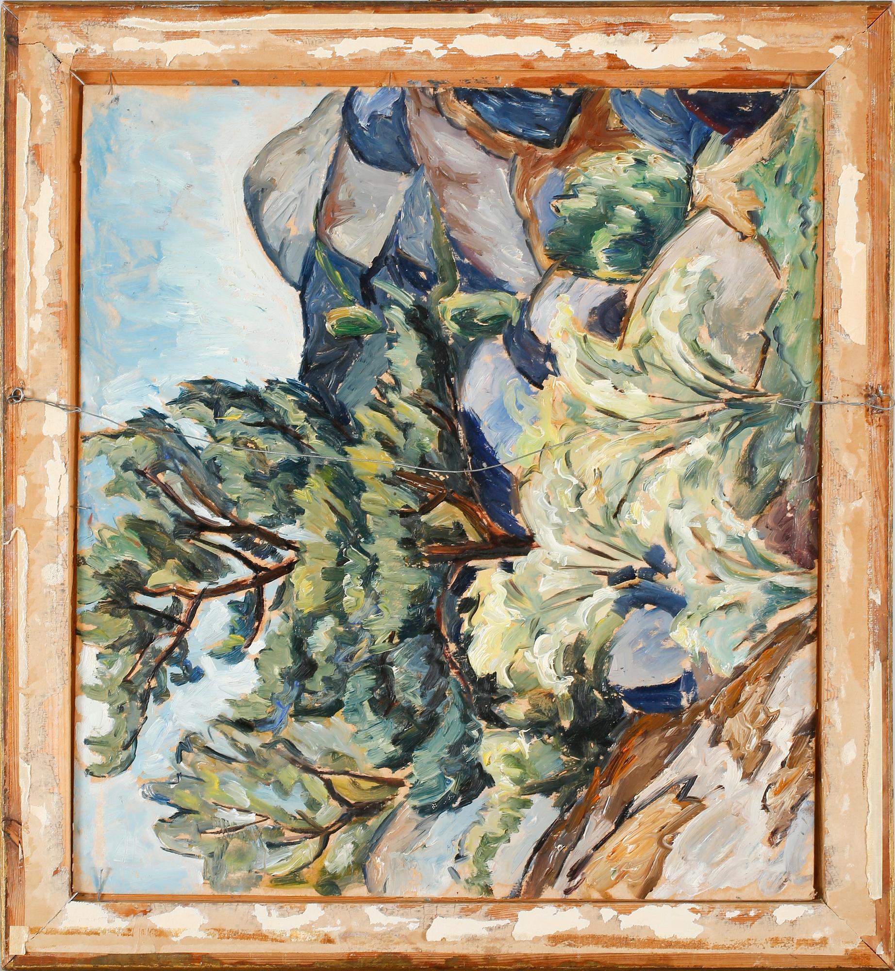 FRANS BERG, oil on panel, signed and dated 16.