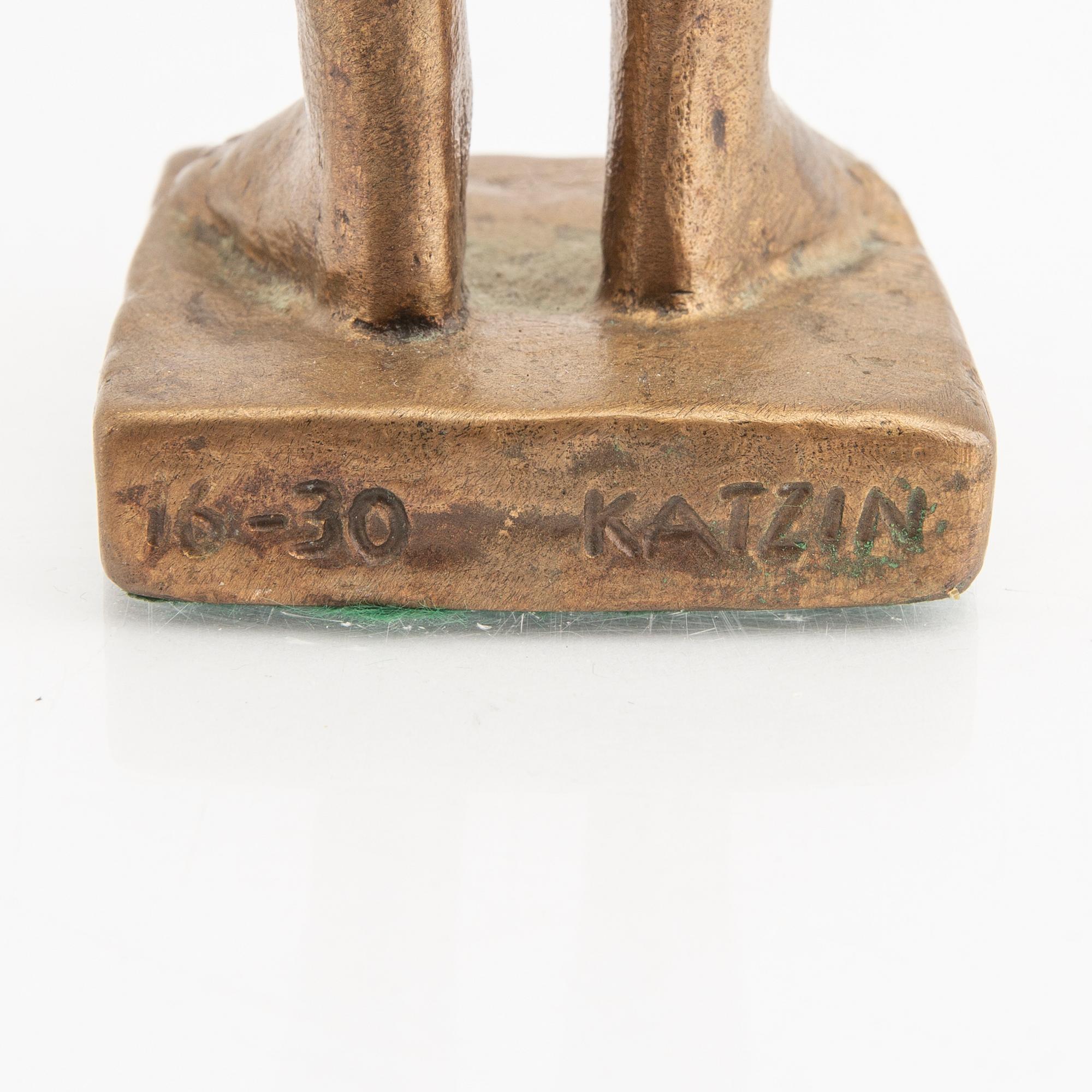 Sonja Katzin, a signed and numbered 16-30 bronze sculpture.