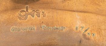 César Baldaccini, skulptur signerad och numrerad 57/99 polerad brons.