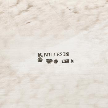 A Swedish early 20th Century silver tray, marks of K. Andersson, Stockholm 1923.