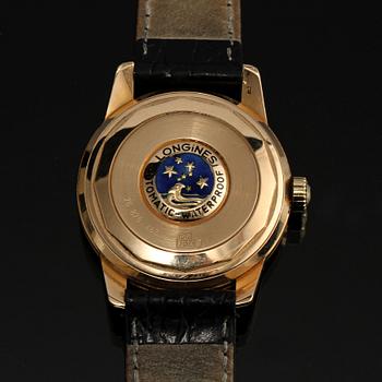 HERRARMBANDSUR, 18 k guld, "Conquest Heritage", Longines, 1900-talets slut, total vikt 52 g.