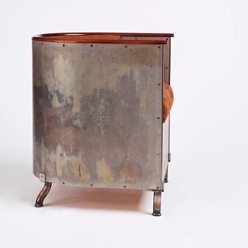 Mats Theselius, a 'Järn/Mocca' lounge chair, ed. 41/360, Källemo, Sweden, post 1994.
