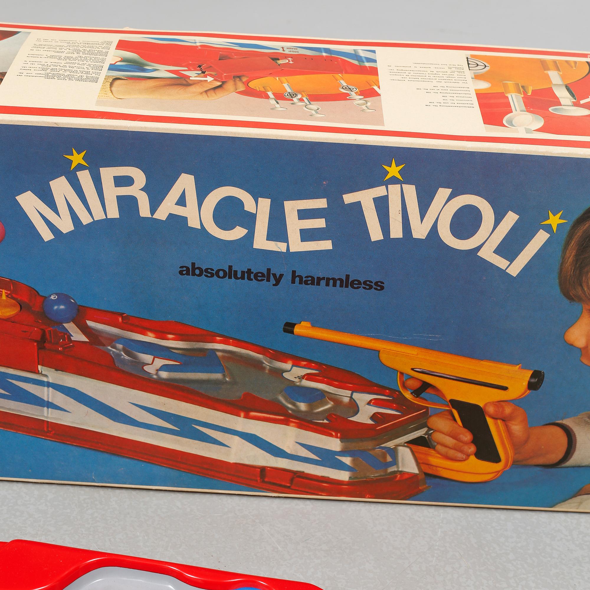 The game "Miracle Tivoli" from Technofix, 1970s.